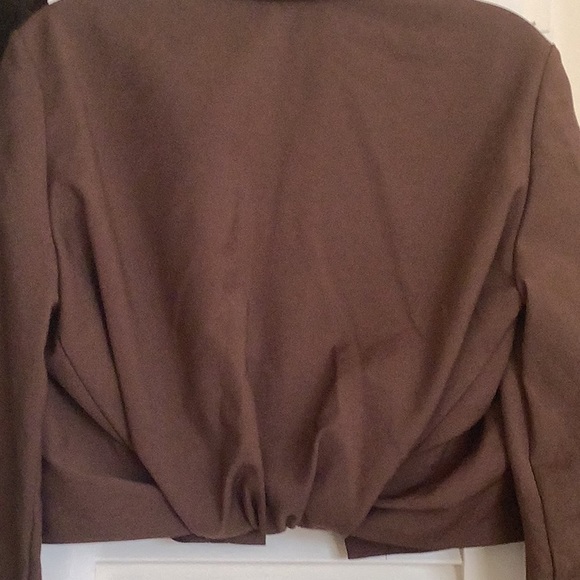 Gorgeous Brown Cropped Zara Jacket  💛💛💛 - Picture 7 of 8